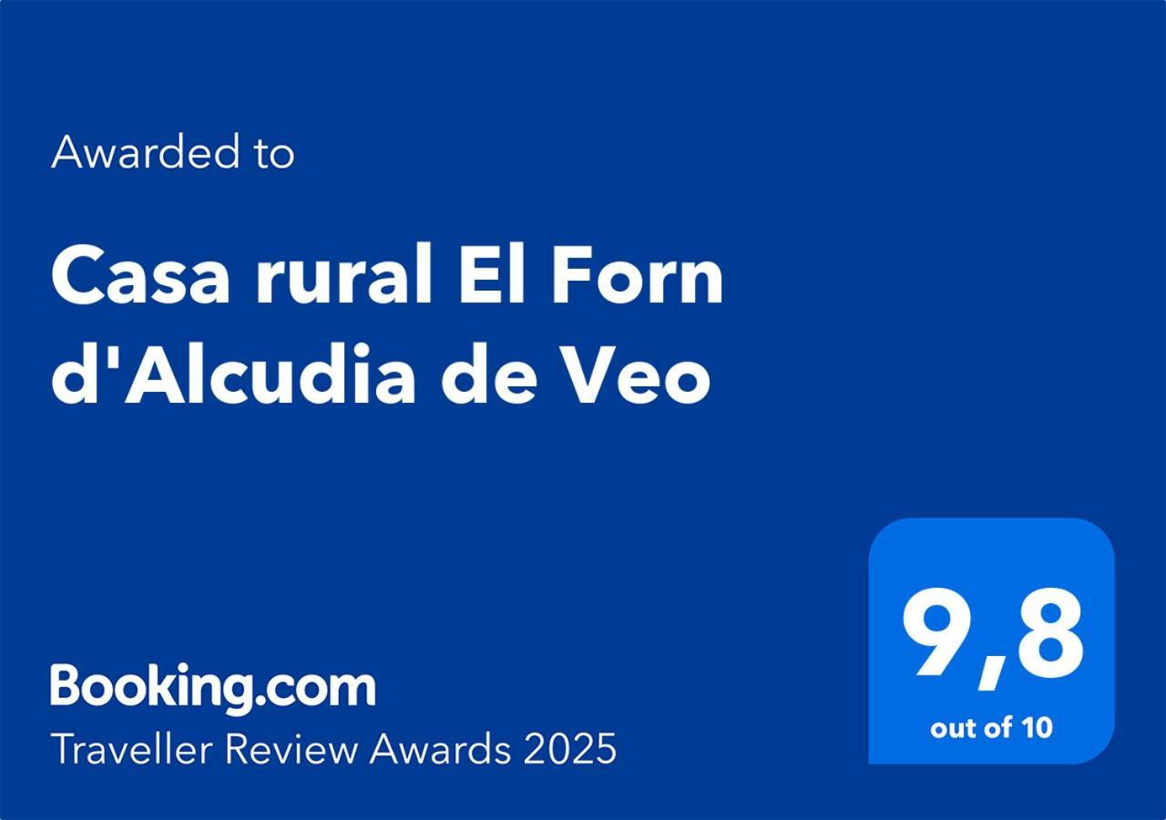 Casa Rural El Forn D'Alcudia De Veo Extérieur photo